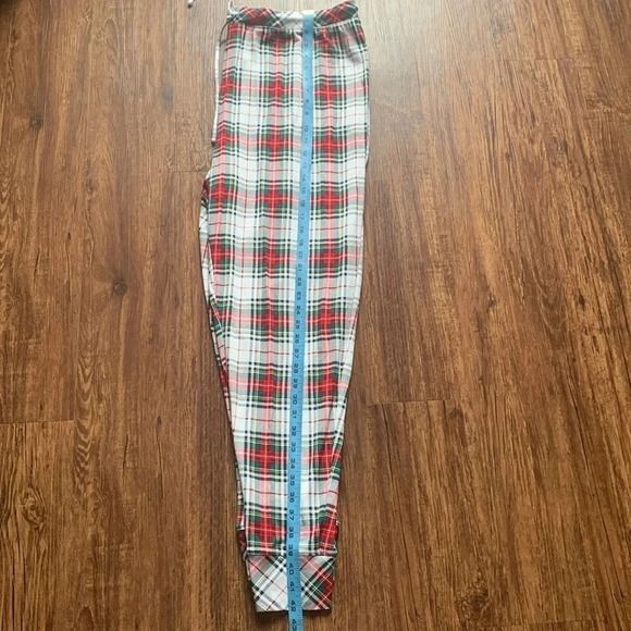 Ralph Lauren Plaid Long Sleeve Knit Top with Pants Pajamas Set 1X NWT - Picture 5 of 9